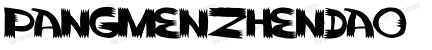 PangMenZhenDao 3字体转换